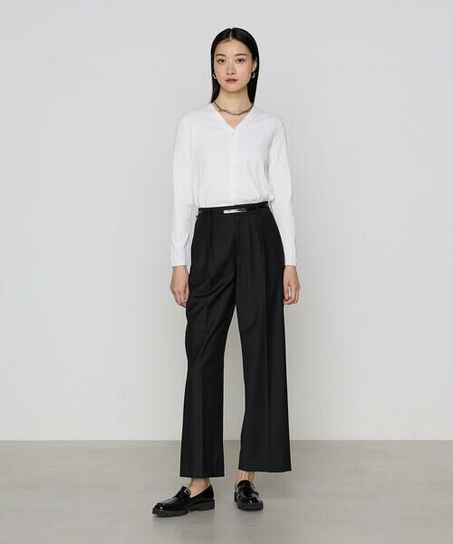 COMME CA PLATINUM / コムサ・プラチナ セットアップ | 【セットアップ対応】ブライトリートロ ワイドパンツ | 詳細14