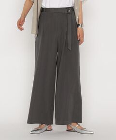 COMME CA PLATINUM / コムサ・プラチナ その他パンツ | ハイテンションポンチ タックワイドパンツ