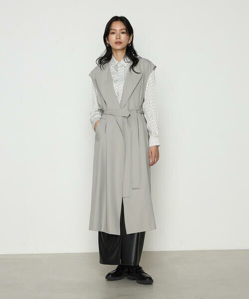 COMME CA PLATINUM / コムサ・プラチナ トレンチコート | サイロフィルギャバ 3WAYトレンチコート | 詳細23