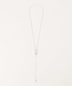 COMME CA PLATINUM / コムサ・プラチナ ネックレス・ペンダント・チョーカー | オーバルパーツスライド ネックレス