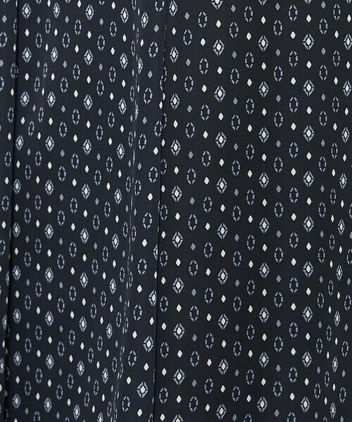 COMME CA PLATINUM / コムサ・プラチナ ロング・マキシ丈スカート | サテンワッシャーダイヤ小紋柄 スカート | 詳細12