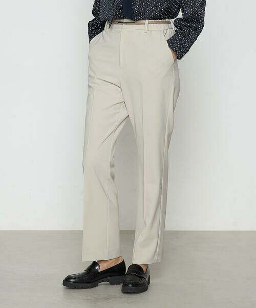 COMME CA PLATINUM / コムサ・プラチナ その他パンツ | ストレッチツイル パンツ(15:ベージュ)
