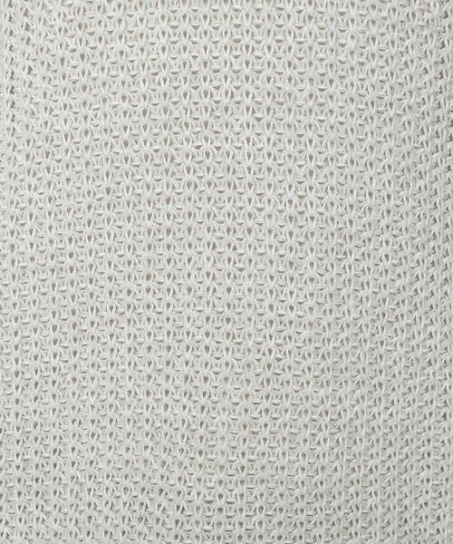 COMME CA PLATINUM / コムサ・プラチナ ニット・セーター | 和紙混杢ニット プルオーバー | 詳細3