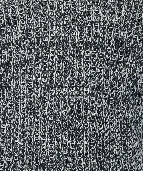 COMME CA PLATINUM / コムサ・プラチナ ニット・セーター | 和紙混杢ニット プルオーバー | 詳細12