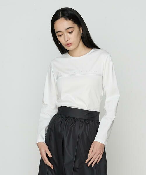 COMME CA PLATINUM / コムサ・プラチナ カットソー | アルビ二スタスムース プルオーバー | 詳細3