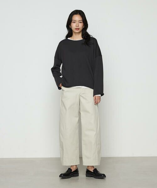 COMME CA PLATINUM / コムサ・プラチナ チノ・ワークパンツ | ポリエステル/コットン20sツイル チノパンツ | 詳細1