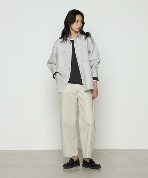 COMME CA PLATINUM / コムサ・プラチナ チノ・ワークパンツ | ポリエステル/コットン20sツイル チノパンツ | 詳細2