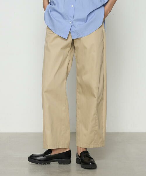 COMME CA PLATINUM / コムサ・プラチナ チノ・ワークパンツ | ポリエステル/コットン20sツイル チノパンツ | 詳細9