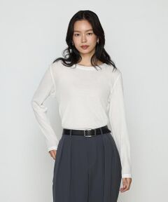 COMME CA PLATINUM / コムサ・プラチナ カットソー | さらさらコットンKONAYUKIテレコ プルオーバー