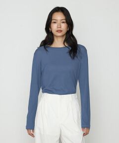 COMME CA PLATINUM / コムサ・プラチナ カットソー | さらさらコットンKONAYUKIテレコ プルオーバー