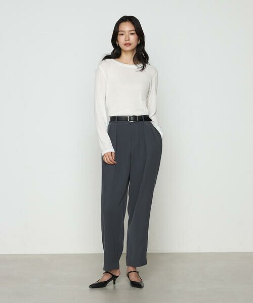 COMME CA PLATINUM / コムサ・プラチナ カットソー | さらさらコットンKONAYUKIテレコ プルオーバー | 詳細1