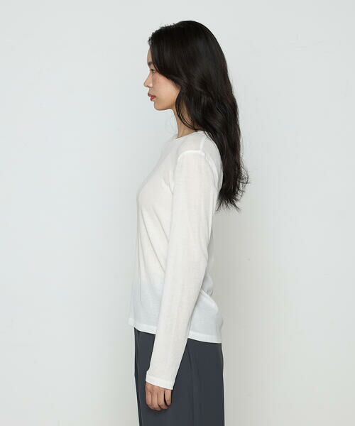 COMME CA PLATINUM / コムサ・プラチナ カットソー | さらさらコットンKONAYUKIテレコ プルオーバー | 詳細5