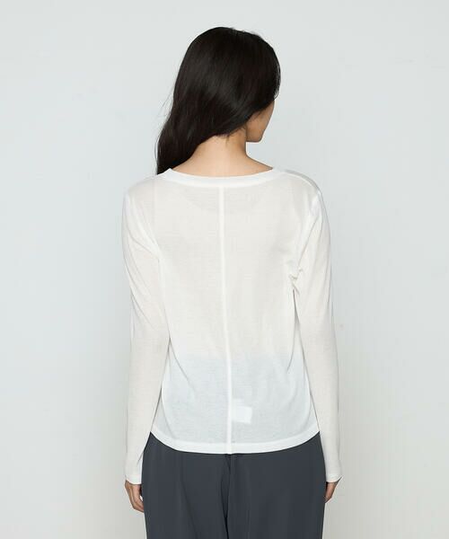 COMME CA PLATINUM / コムサ・プラチナ カットソー | さらさらコットンKONAYUKIテレコ プルオーバー | 詳細6