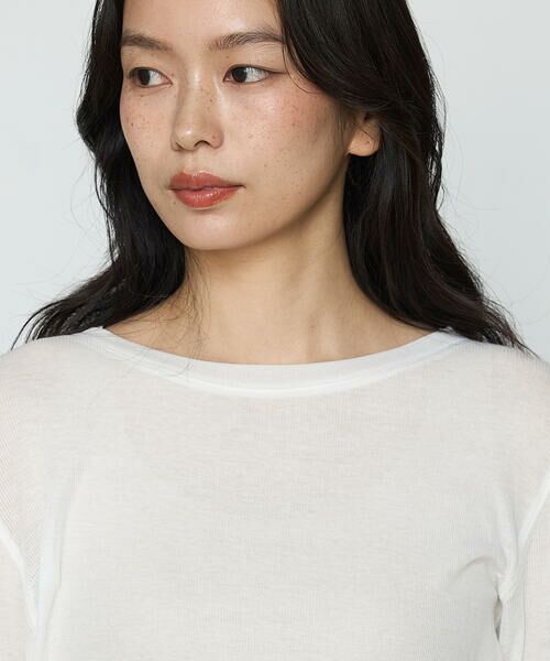 COMME CA PLATINUM / コムサ・プラチナ カットソー | さらさらコットンKONAYUKIテレコ プルオーバー | 詳細7