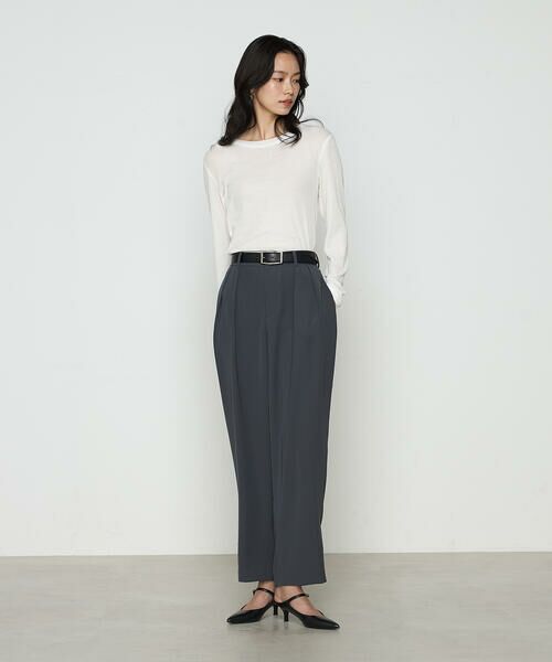 COMME CA PLATINUM / コムサ・プラチナ カットソー | さらさらコットンKONAYUKIテレコ プルオーバー | 詳細2