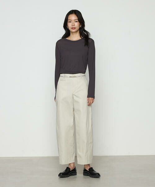 COMME CA PLATINUM / コムサ・プラチナ カットソー | さらさらコットンKONAYUKIテレコ プルオーバー | 詳細13