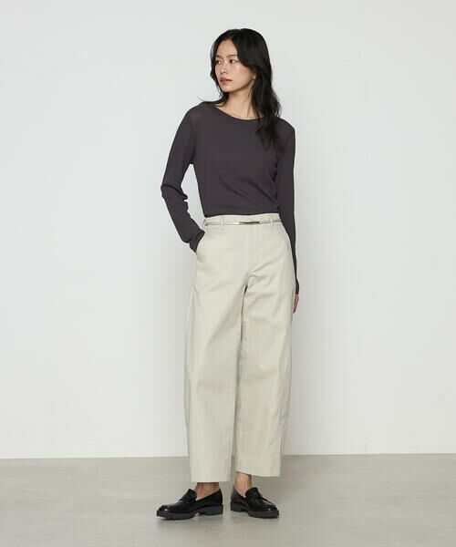 COMME CA PLATINUM / コムサ・プラチナ カットソー | さらさらコットンKONAYUKIテレコ プルオーバー | 詳細14