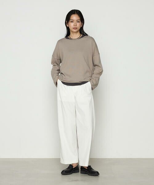 COMME CA PLATINUM / コムサ・プラチナ カットソー | さらさらコットンKONAYUKIテレコ プルオーバー | 詳細15