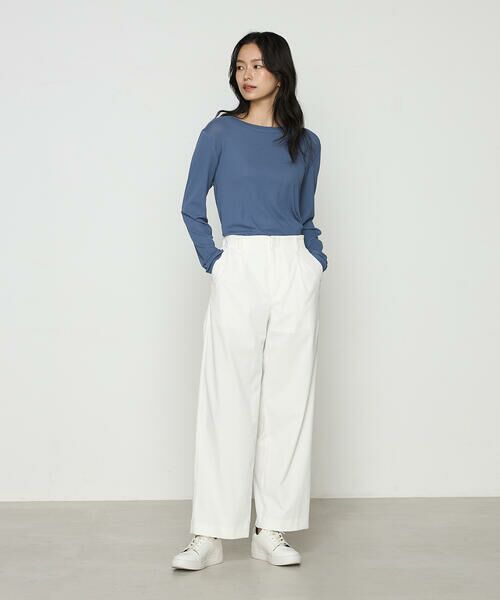 COMME CA PLATINUM / コムサ・プラチナ カットソー | さらさらコットンKONAYUKIテレコ プルオーバー | 詳細18