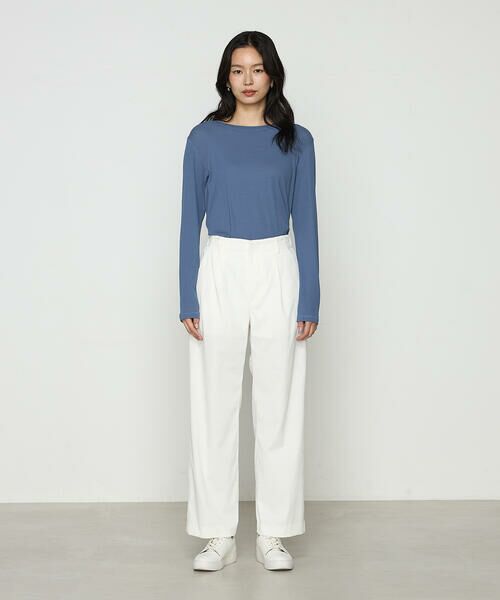 COMME CA PLATINUM / コムサ・プラチナ カットソー | さらさらコットンKONAYUKIテレコ プルオーバー | 詳細19