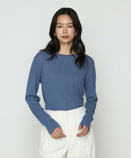 COMME CA PLATINUM / コムサ・プラチナ カットソー | さらさらコットンKONAYUKIテレコ プルオーバー | 詳細20