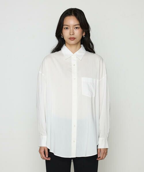 COMME CA PLATINUM / コムサ・プラチナ シャツ・ブラウス | ソフトタイプライター シャツ | 詳細8