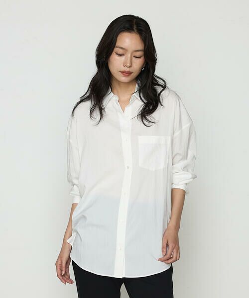 COMME CA PLATINUM / コムサ・プラチナ シャツ・ブラウス | ソフトタイプライター シャツ | 詳細5