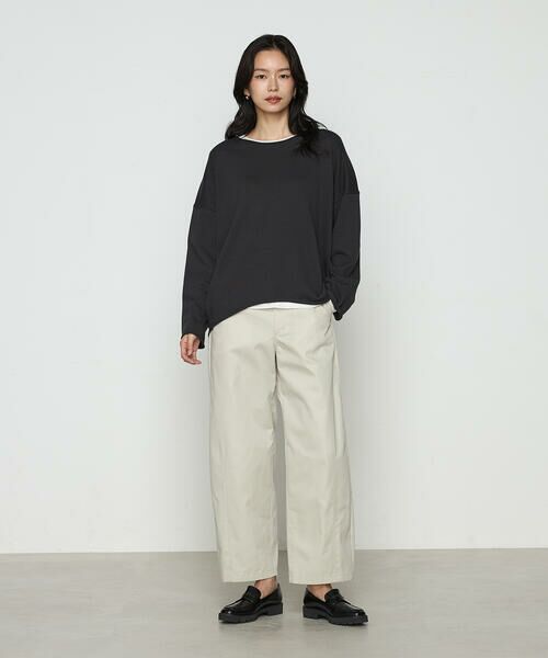 COMME CA PLATINUM / コムサ・プラチナ ニット・セーター | 綿／ポリエステル天竺編 ニットプルオーバー | 詳細2