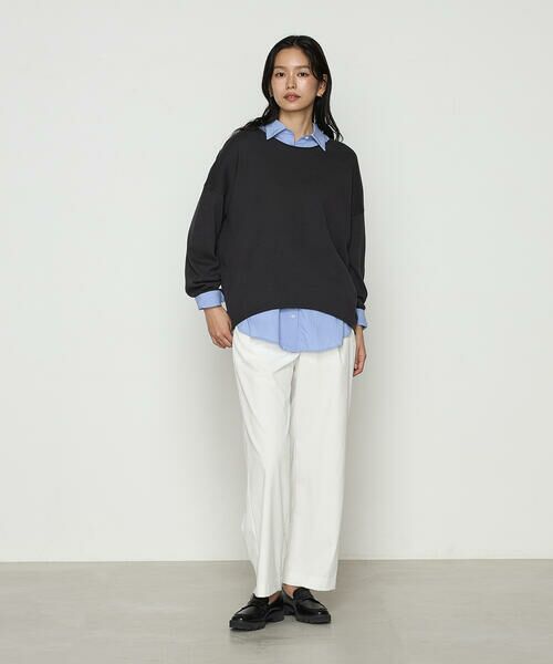 COMME CA PLATINUM / コムサ・プラチナ ニット・セーター | 綿／ポリエステル天竺編 ニットプルオーバー | 詳細3