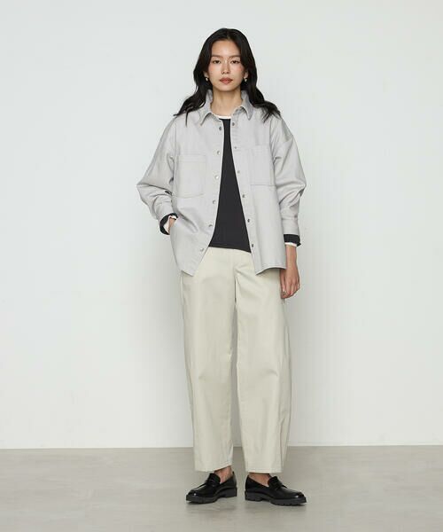 COMME CA PLATINUM / コムサ・プラチナ ニット・セーター | 綿／ポリエステル天竺編 ニットプルオーバー | 詳細4