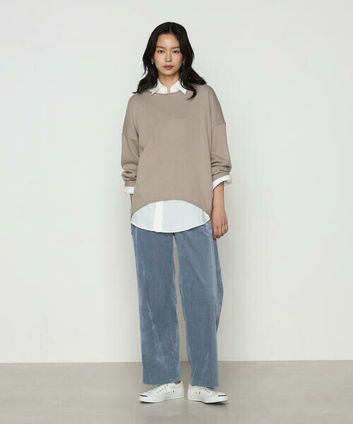 COMME CA PLATINUM / コムサ・プラチナ ニット・セーター | 綿／ポリエステル天竺編 ニットプルオーバー | 詳細9