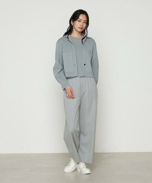 COMME CA PLATINUM / コムサ・プラチナ ニット・セーター | ブライトストレッチヤーン ミラノリブバナナスリーブセーター | 詳細2