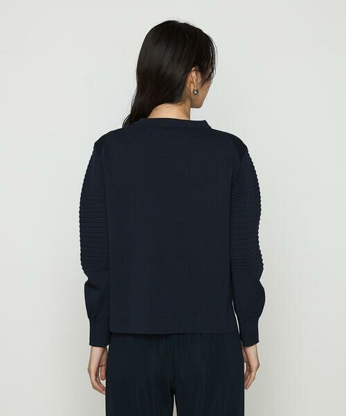 COMME CA PLATINUM / コムサ・プラチナ ニット・セーター | ブライトストレッチヤーン ミラノリブバナナスリーブセーター | 詳細10
