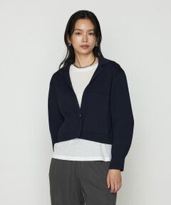 COMME CA PLATINUM / コムサ・プラチナ その他アウター | ブライトストレッチヤーン ミラノリブシャツジャケット