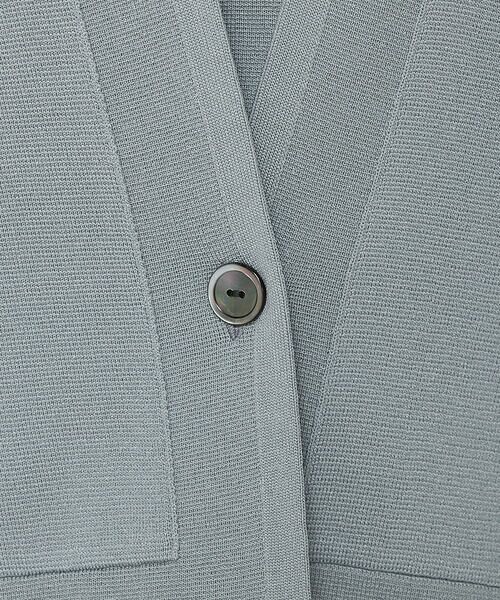 COMME CA PLATINUM / コムサ・プラチナ その他アウター | ブライトストレッチヤーン ミラノリブシャツジャケット | 詳細4