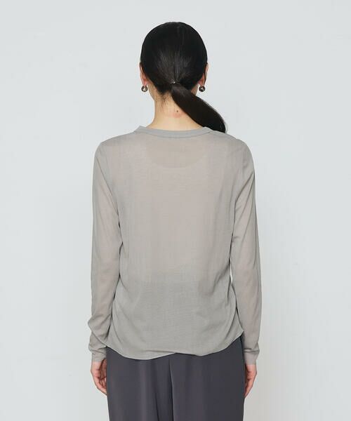 COMME CA PLATINUM / コムサ・プラチナ カットソー | コットンシアーフライス カットソー | 詳細11