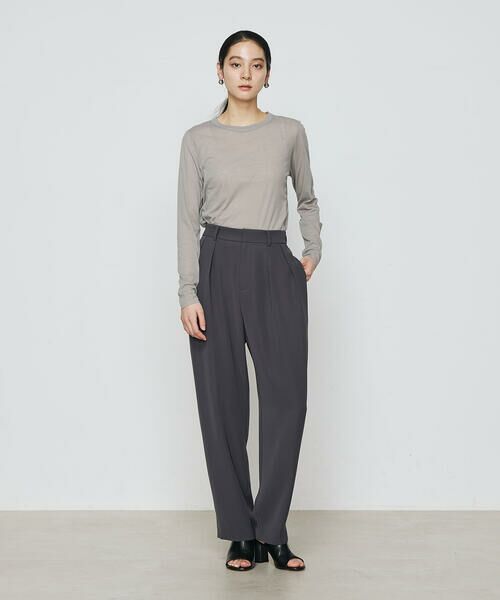 COMME CA PLATINUM / コムサ・プラチナ カットソー | コットンシアーフライス カットソー | 詳細6