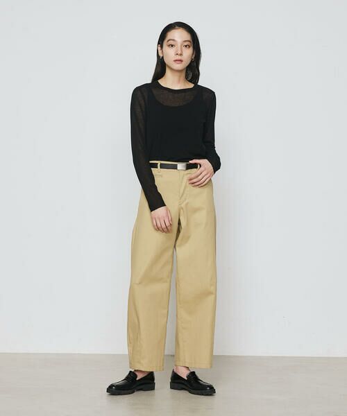 COMME CA PLATINUM / コムサ・プラチナ カットソー | コットンシアーフライス カットソー | 詳細16