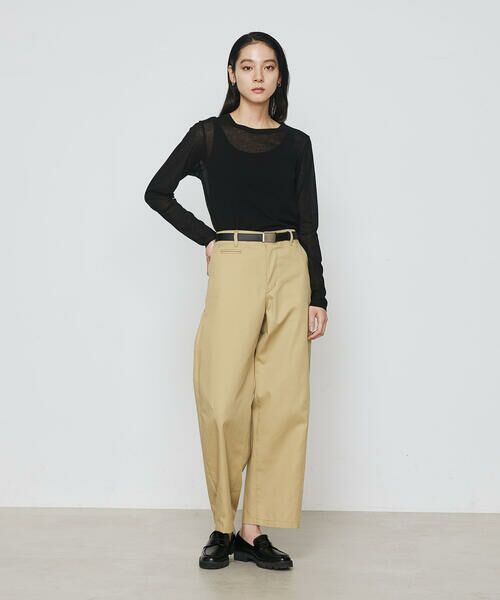 COMME CA PLATINUM / コムサ・プラチナ カットソー | コットンシアーフライス カットソー | 詳細17