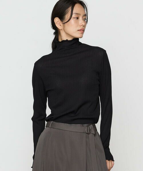 COMME CA PLATINUM / コムサ・プラチナ カットソー | シアーストライプジャージ カットソー | 詳細3