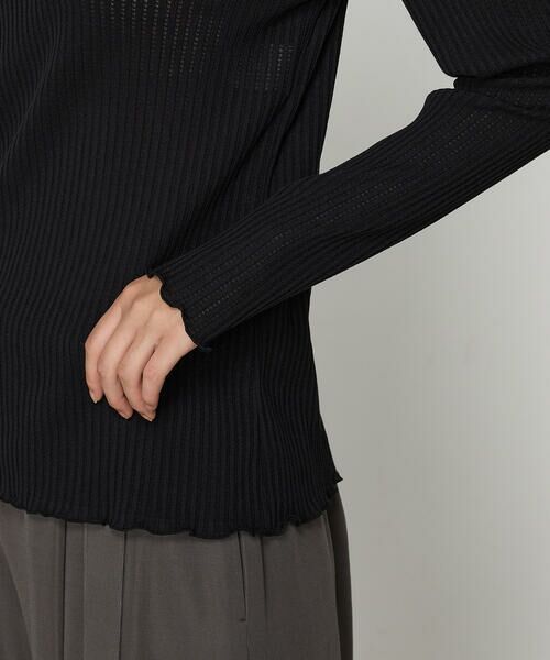 COMME CA PLATINUM / コムサ・プラチナ カットソー | シアーストライプジャージ カットソー | 詳細8