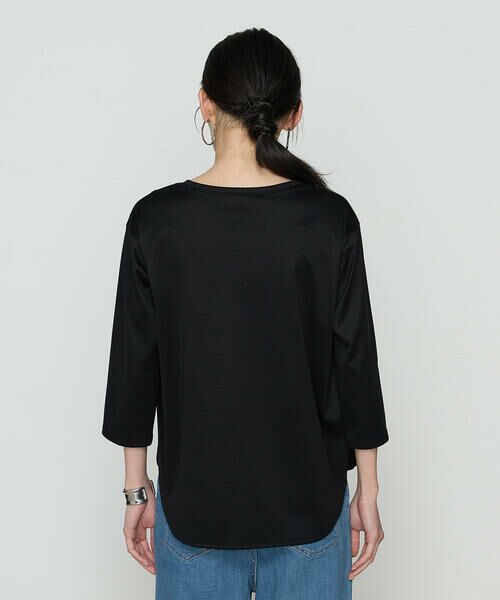 COMME CA PLATINUM / コムサ・プラチナ Tシャツ | FISCOスムース 七分袖Tシャツ | 詳細9