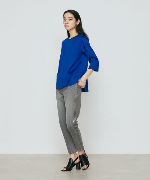 COMME CA PLATINUM / コムサ・プラチナ Tシャツ | FISCOスムース 七分袖Tシャツ | 詳細15