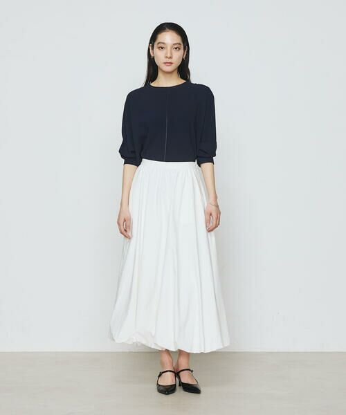 COMME CA PLATINUM / コムサ・プラチナ シャツ・ブラウス | バックサテン ドルマンスリーブプルオーバー | 詳細5