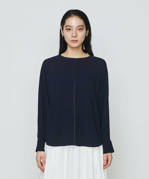 COMME CA PLATINUM / コムサ・プラチナ シャツ・ブラウス | バックサテン ドルマンスリーブプルオーバー | 詳細8