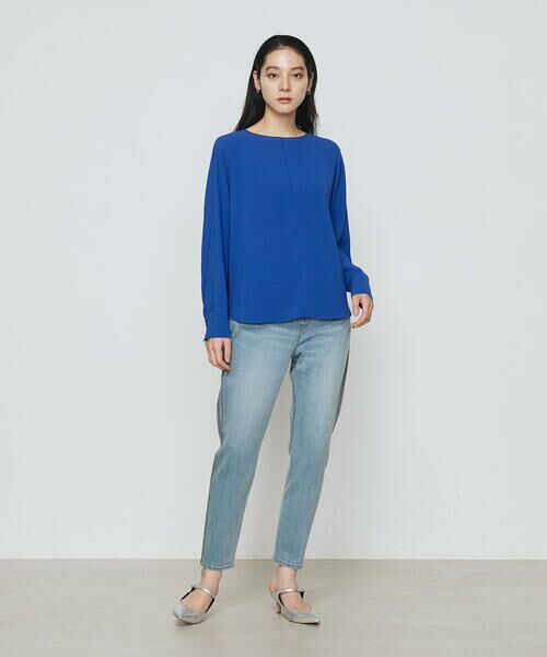 COMME CA PLATINUM / コムサ・プラチナ デニムパンツ | コットンストレッチデニム ウエストリブパンツ | 詳細11