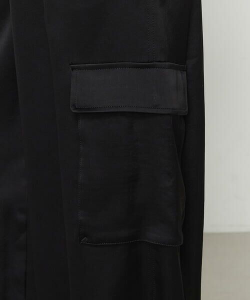 COMME CA PLATINUM / コムサ・プラチナ その他パンツ | トリアセテート／ポリエステルサテン カーゴパンツ | 詳細16