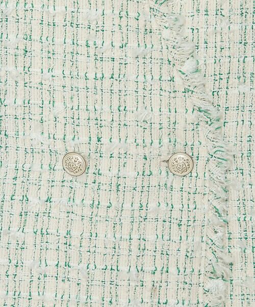 COMME CA PLATINUM / コムサ・プラチナ ベスト | サマーツイード ジレ | 詳細21