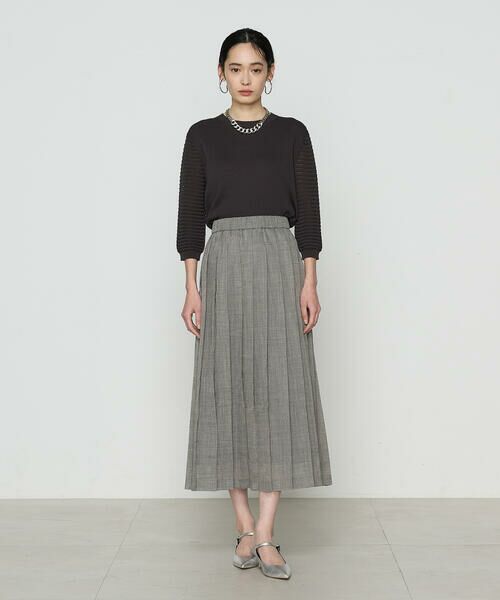 COMME CA PLATINUM / コムサ・プラチナ ニット・セーター | コットンシルク クルーネックプルオーバー | 詳細1