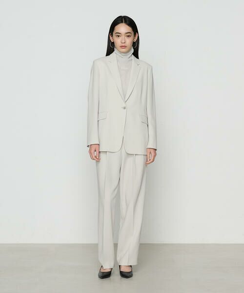 COMME CA PLATINUM / コムサ・プラチナ セットアップ | 【セットアップ対応】アチェローザダブルクロス テーラードジャケット | 詳細1